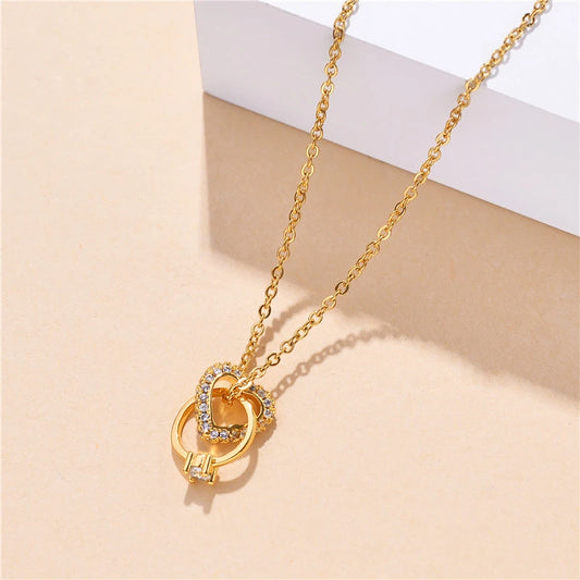 Forever tie necklace