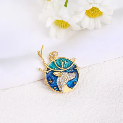 Dream land deer necklace