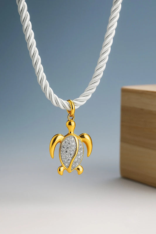Colorful turtle necklace