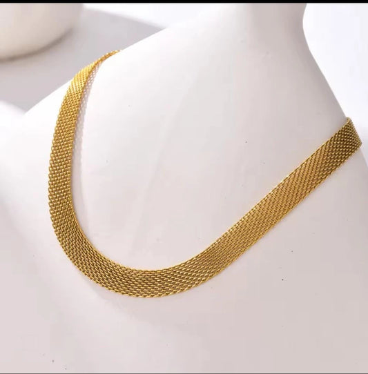 Luxe mesh necklace