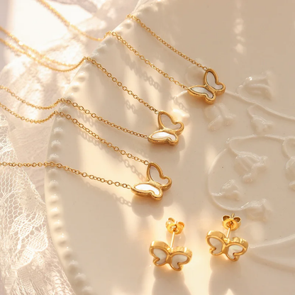 Wings of elegance set (necklace . Earring )