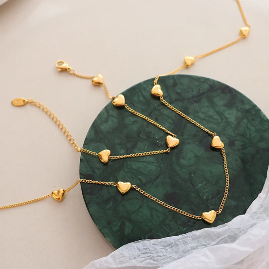 Twinkle little hearts necklace