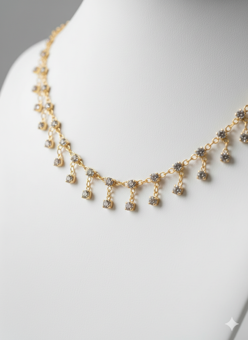 Radiant charm necklace