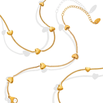 Twinkle little hearts necklace