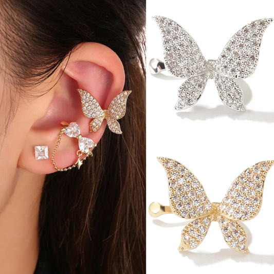 Shimmering wings fake piercing
