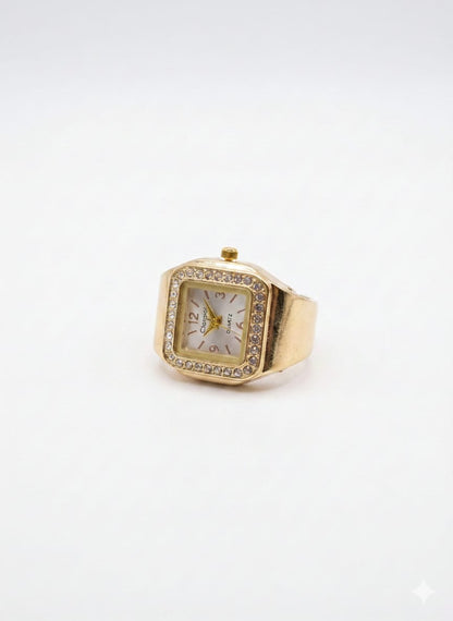 Golden Clock ring I