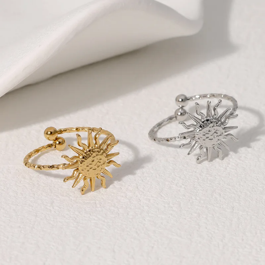 Golden sun ring