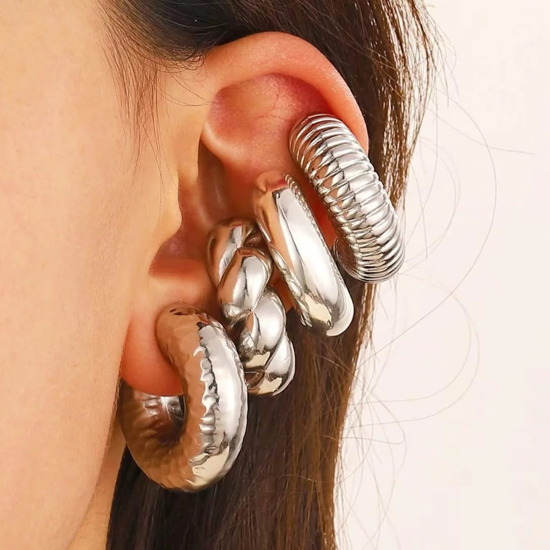 Textured ear cuff