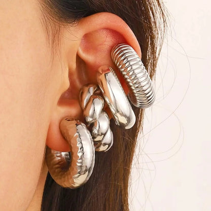 Textured ear cuff