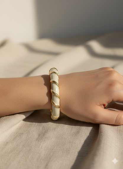 Serpent chunky bangle