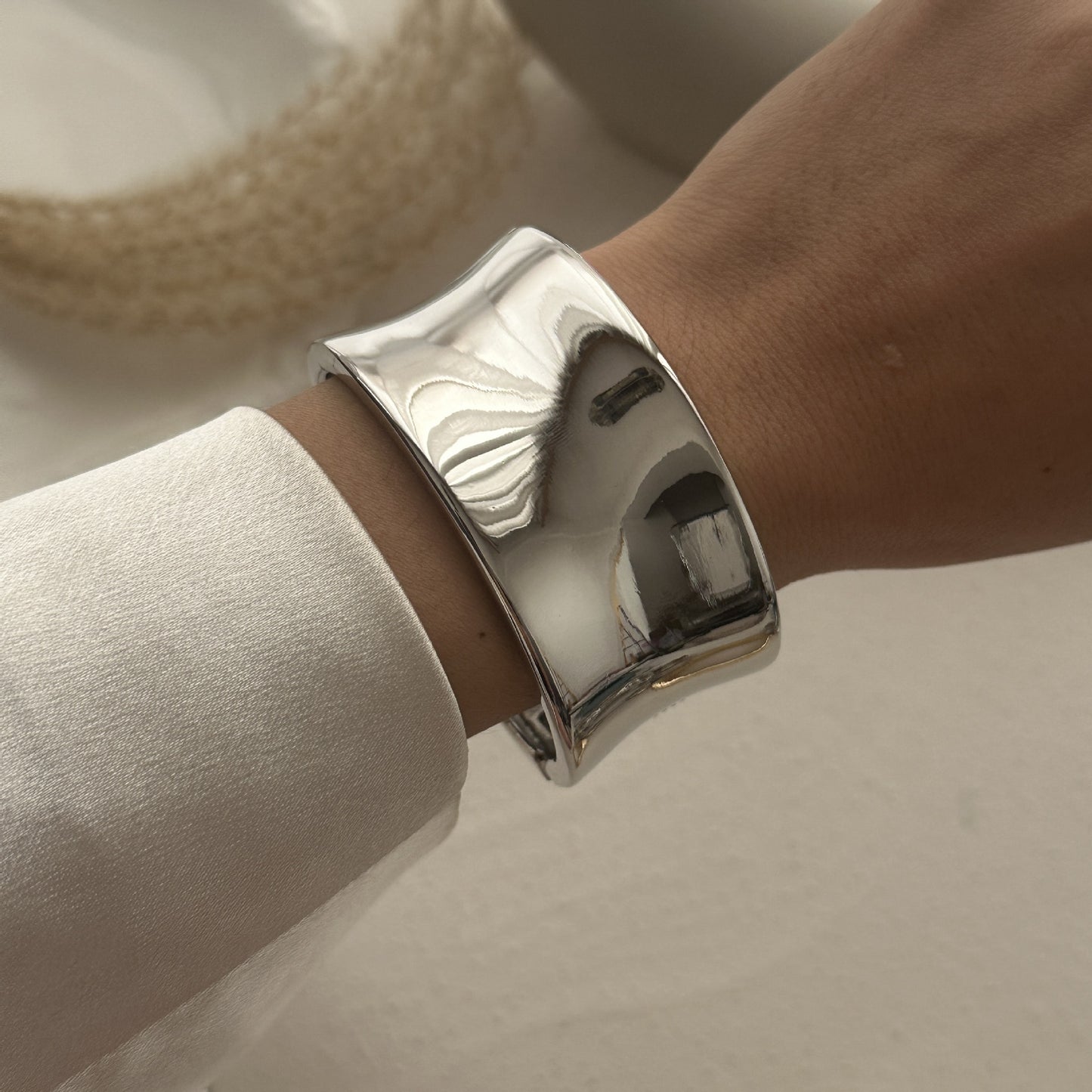 Bold chunky bangle