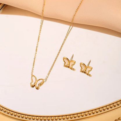 Wings of elegance set (necklace . Earring )