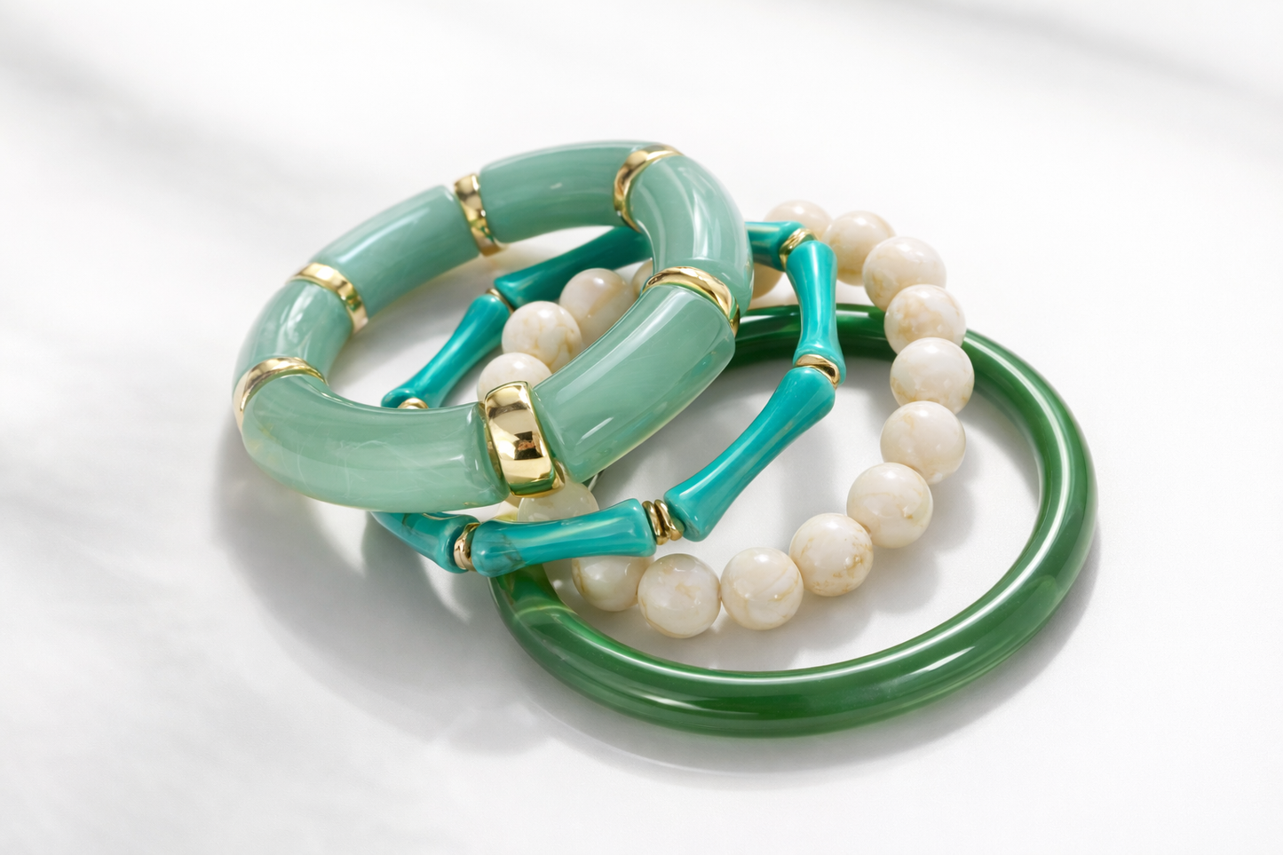 Cherry pop bangle set