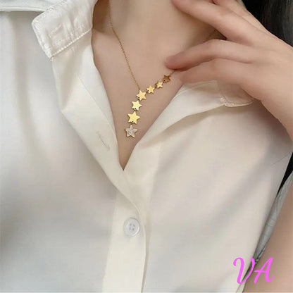 Dancing stars necklace