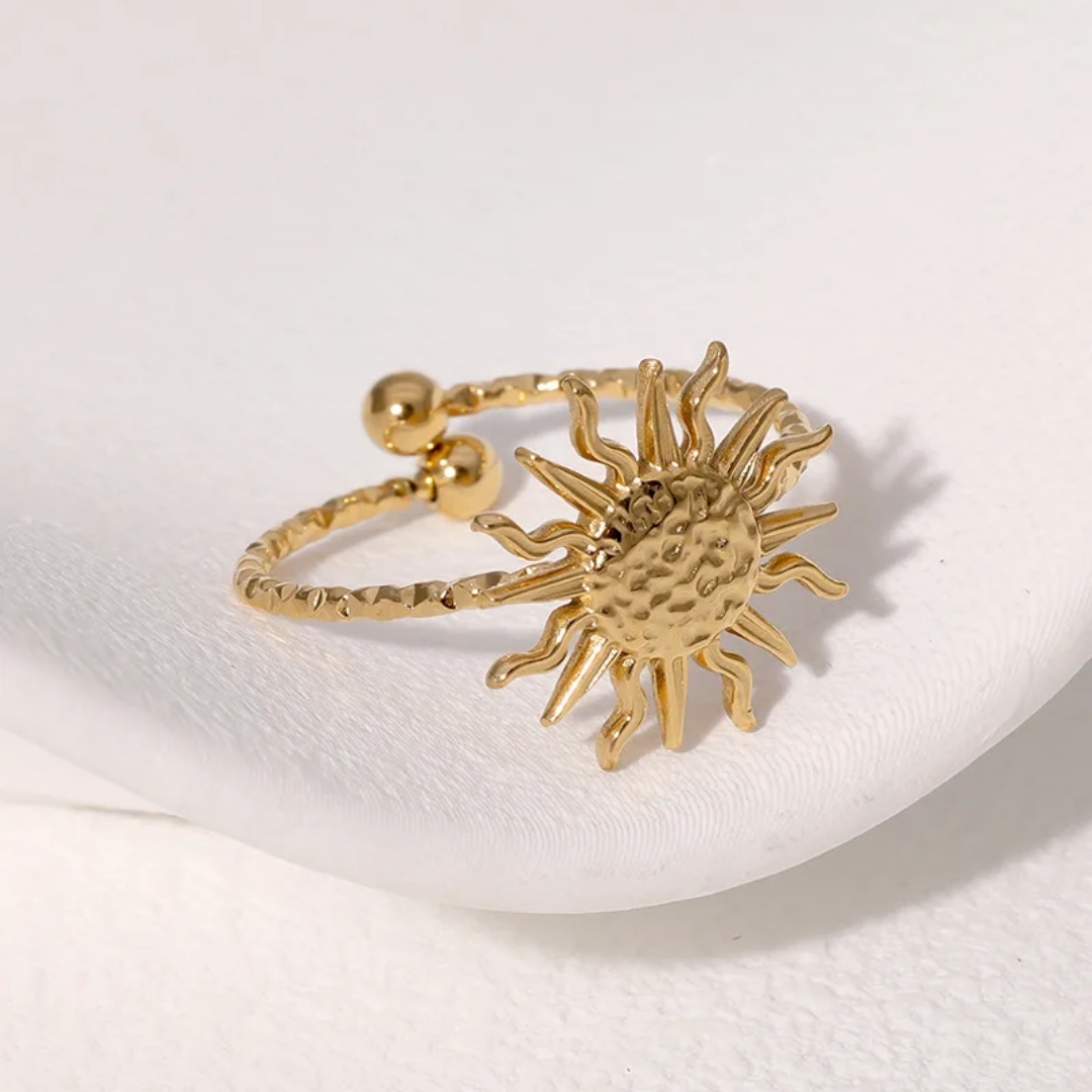 Golden sun ring