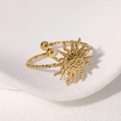 Golden sun ring