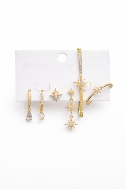 Night stars piercing set