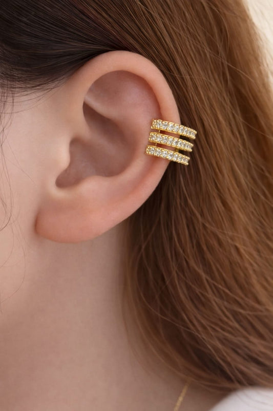 Lux trio ear cuff