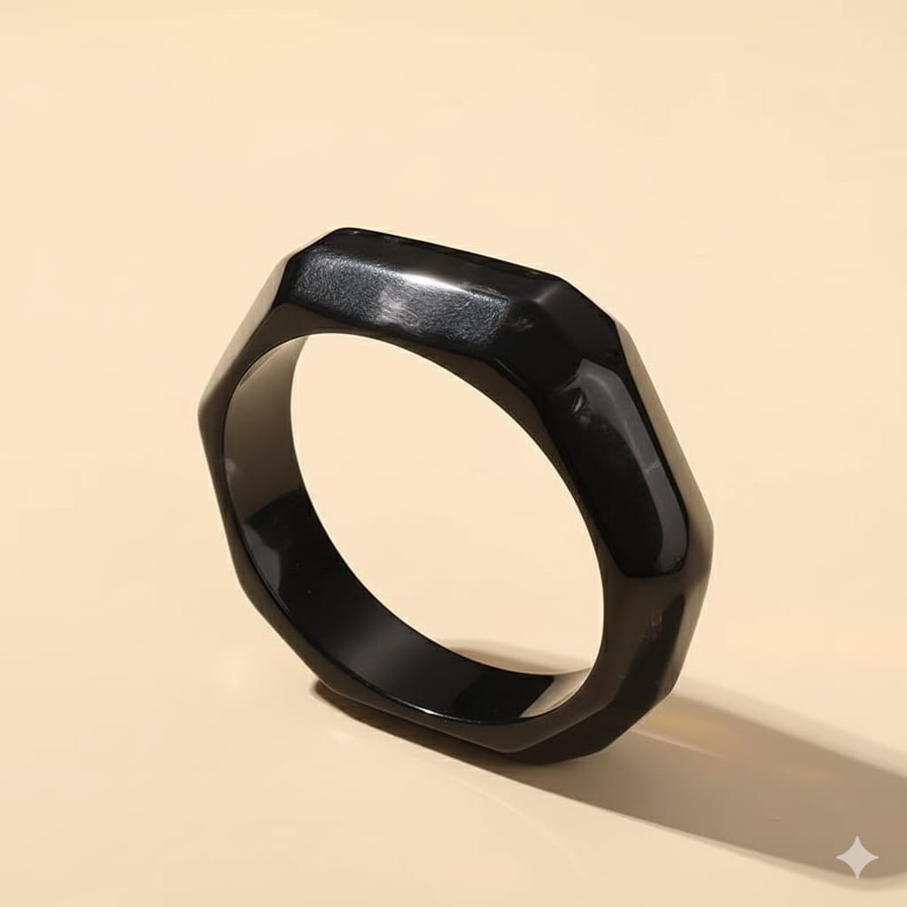 Marbled chunky bangles