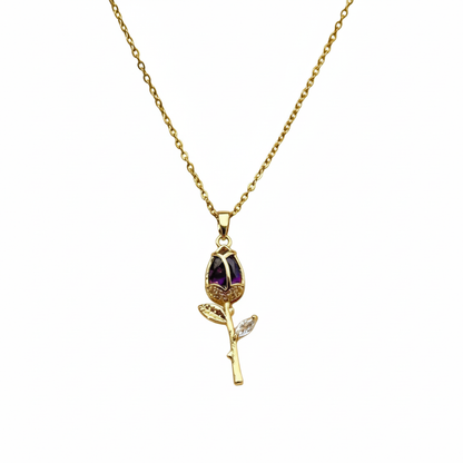 Twilight rose necklace