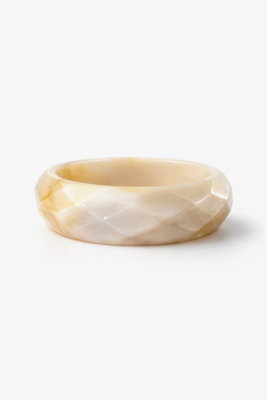 Ivory chunky bangle