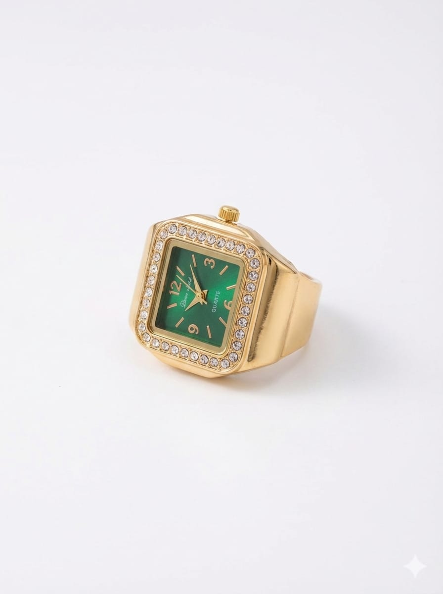 Golden Clock ring I
