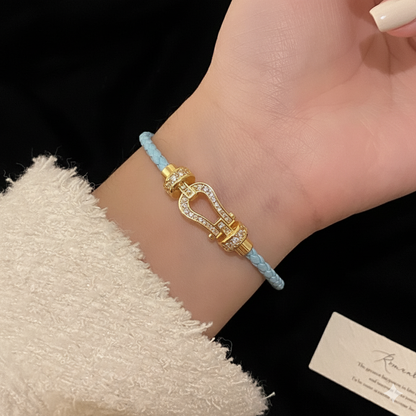 Bling knot barcelet