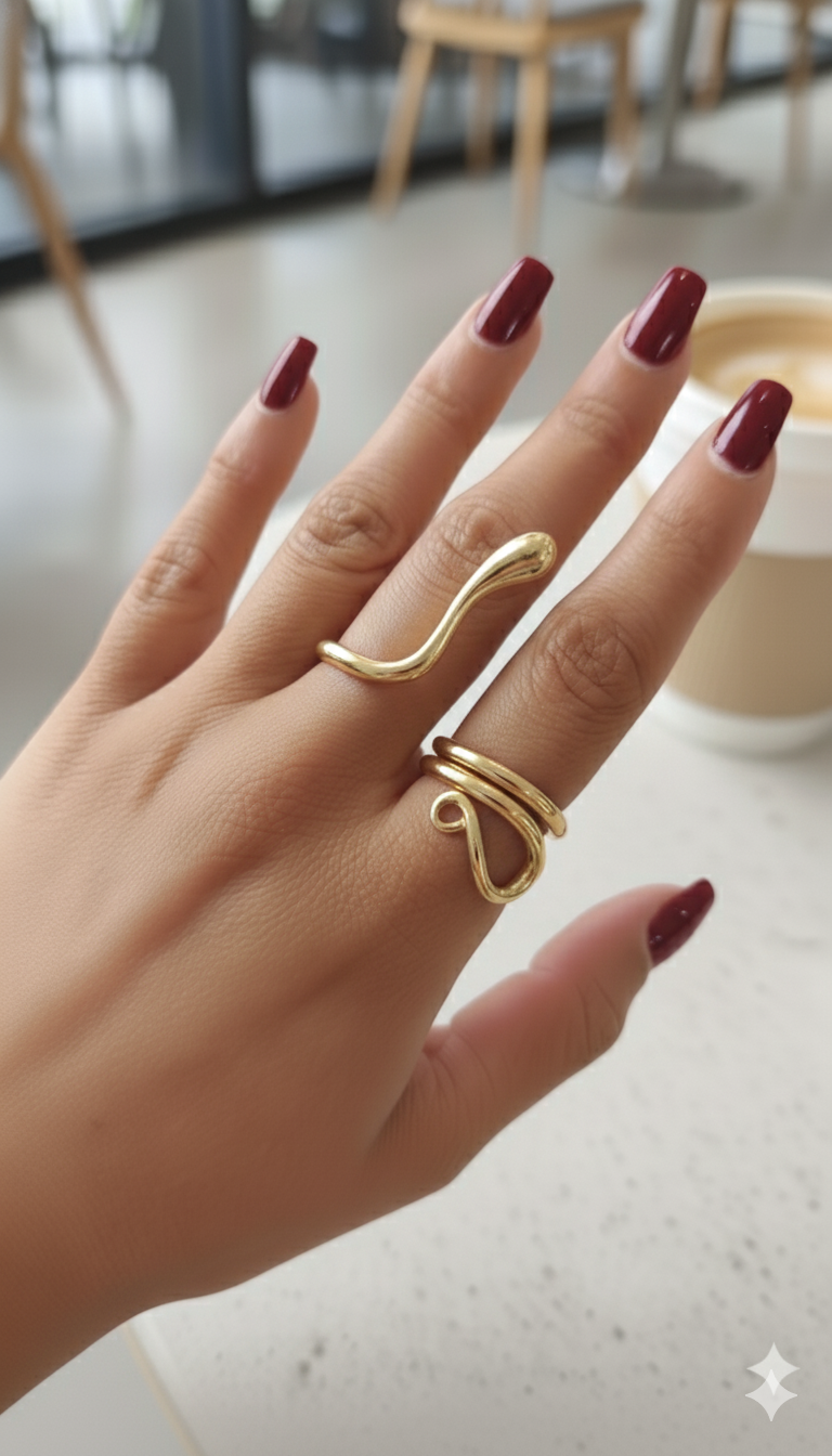 Serpent coil ring