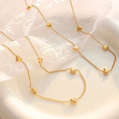 Twinkle little hearts necklace