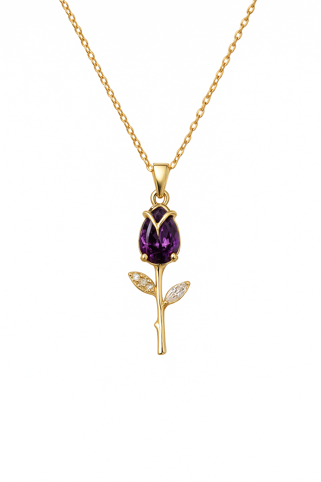 Twilight rose necklace