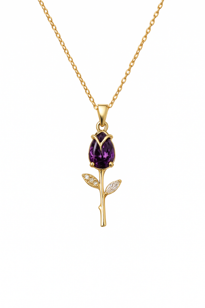 Twilight rose necklace