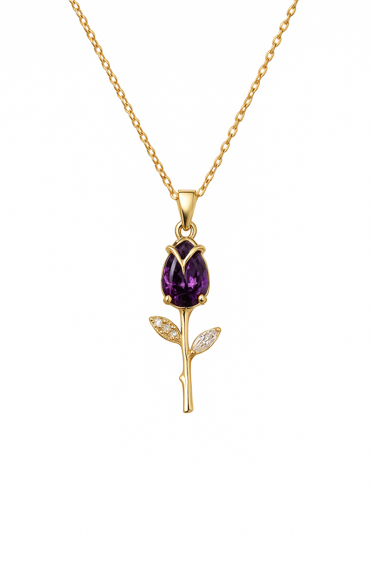 Twilight rose necklace