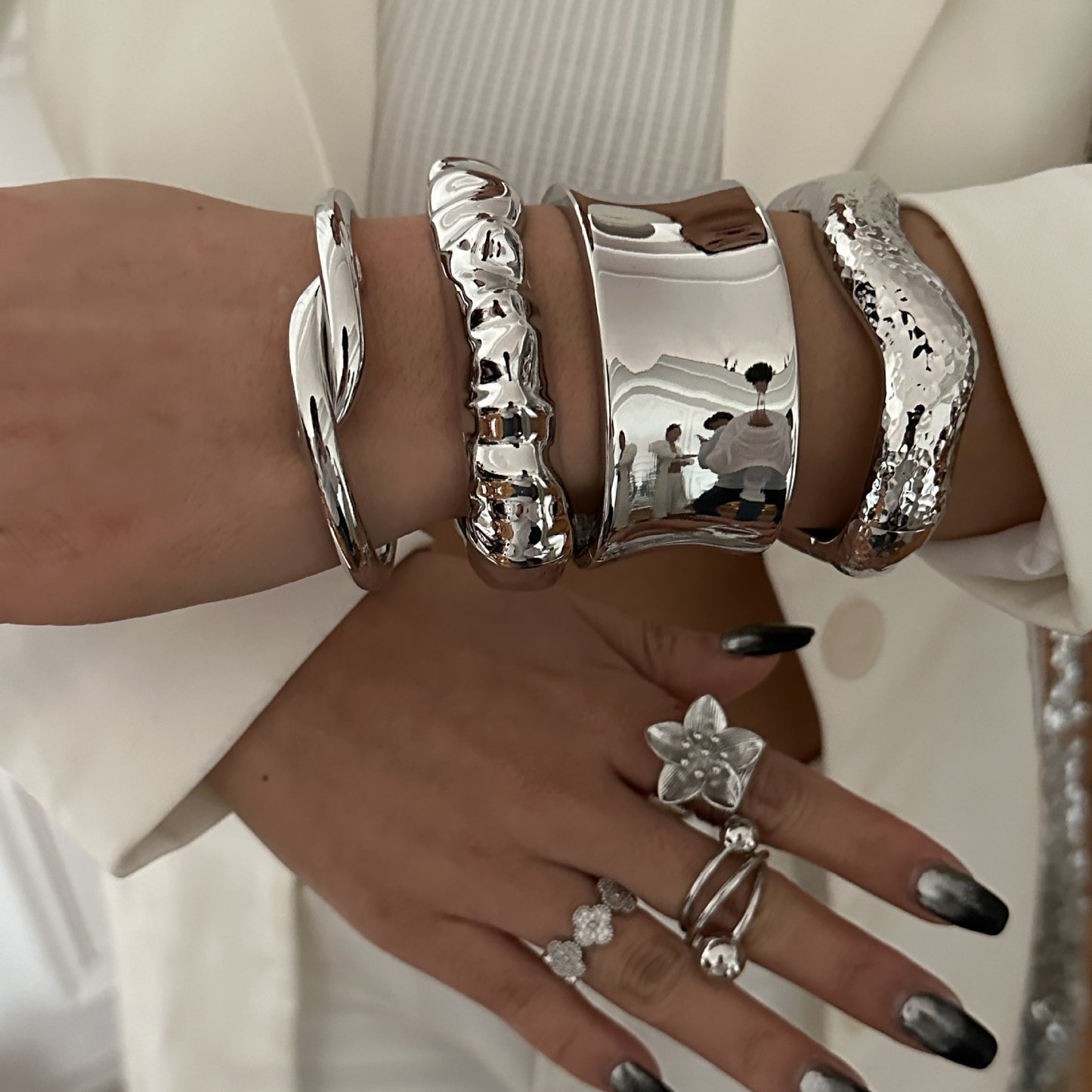 Bold chunky bangle