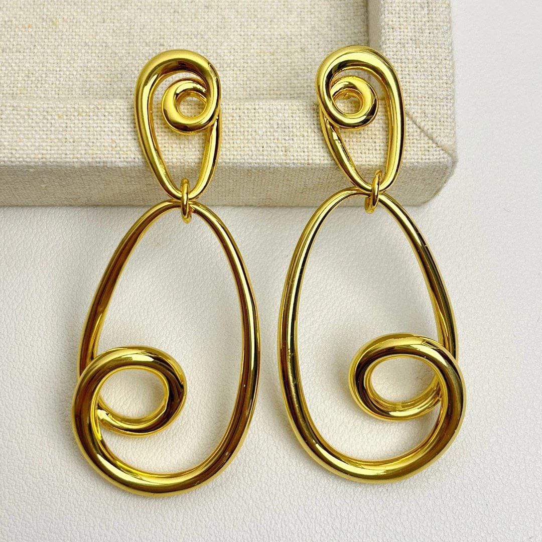Spiral earrings