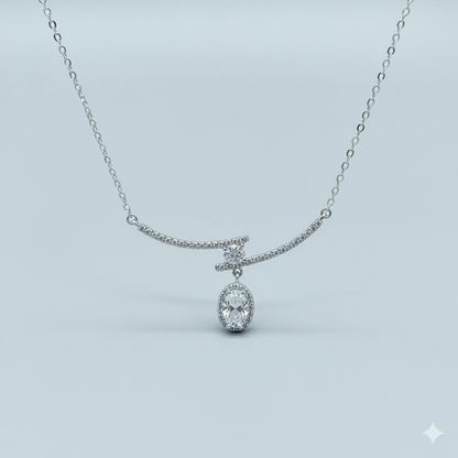 Pave necklace