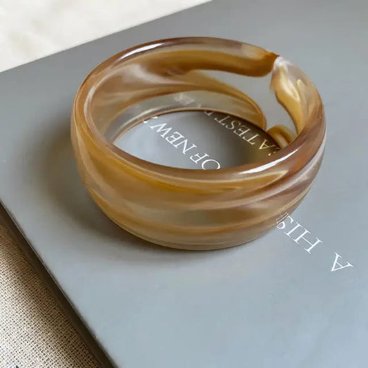 Circular chunky bangle