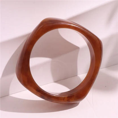 Amber chunky bangle