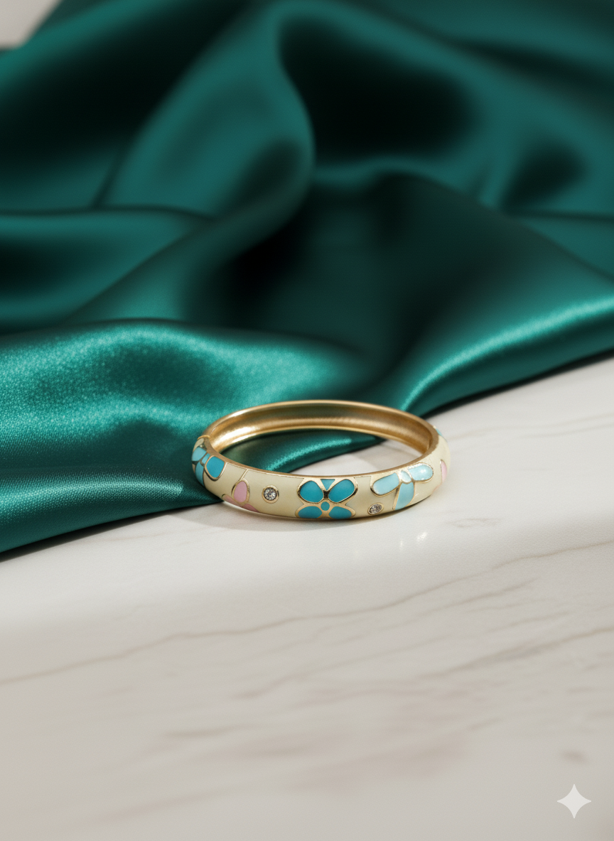Opal chunky bangle
