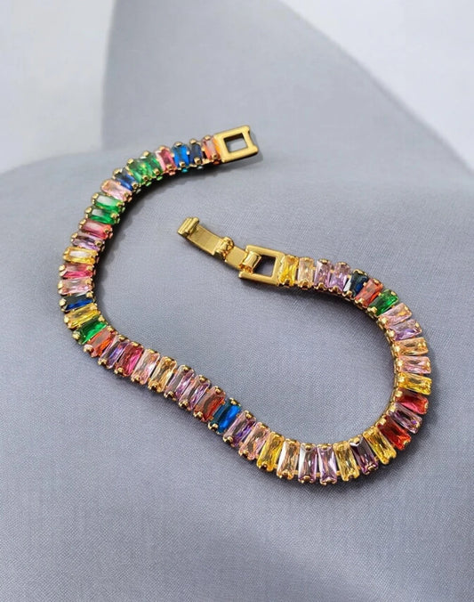 Gemstone Baguette bracelet