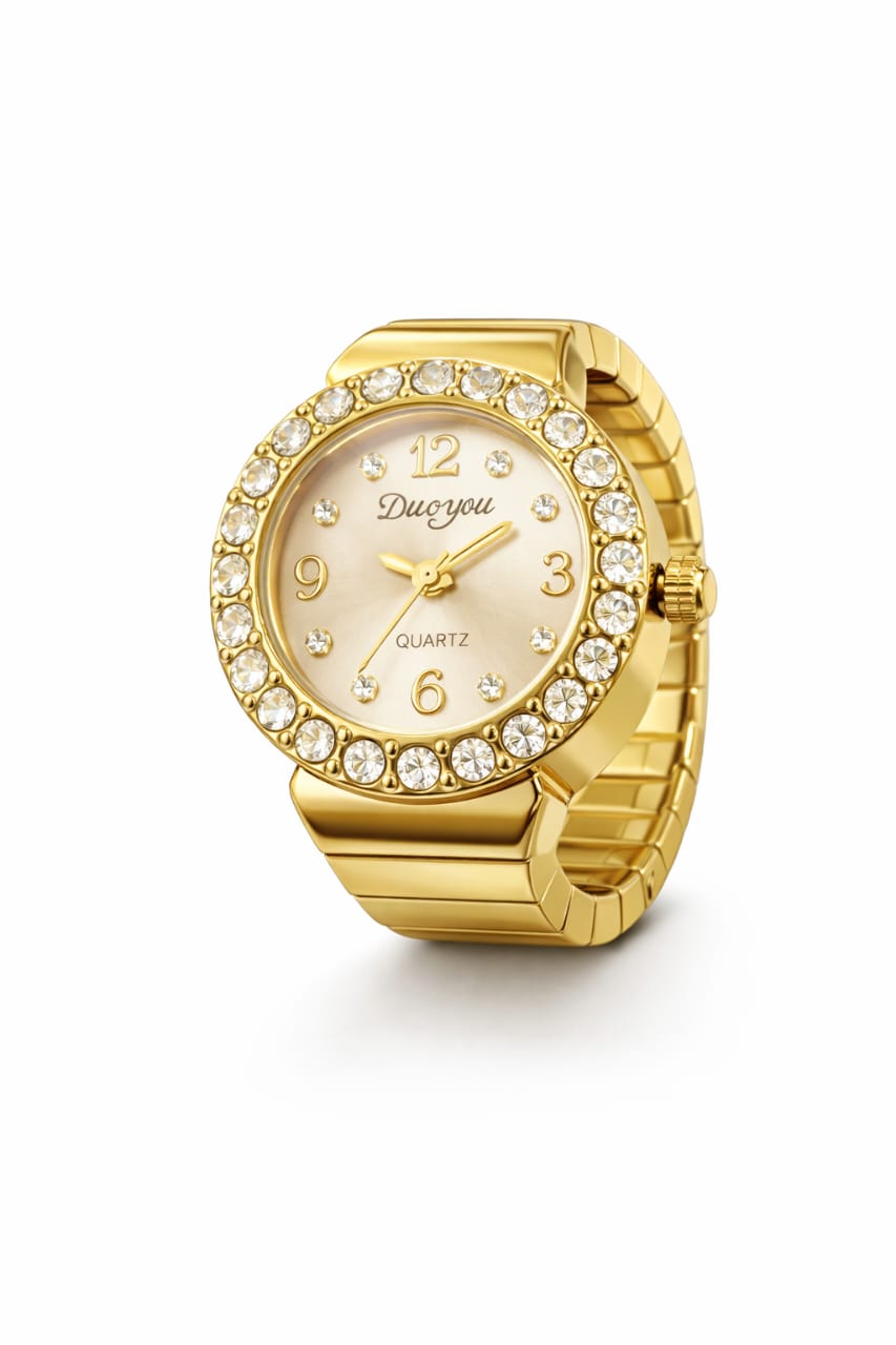 Golden clock ring II