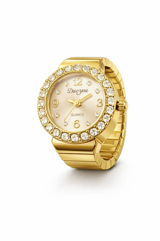 Golden clock ring II