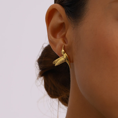 Cute bird earrings