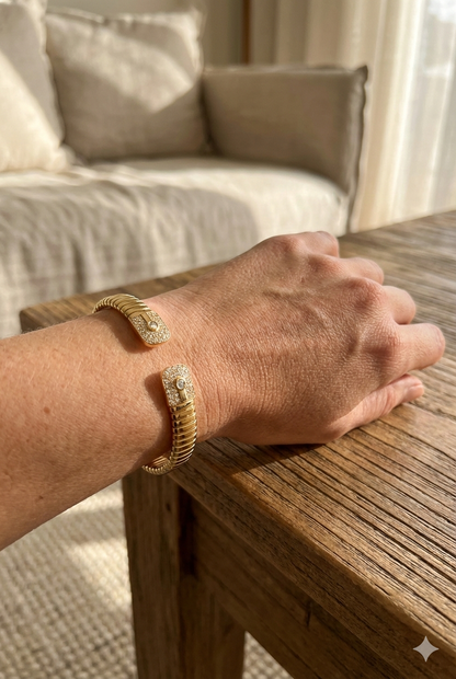 Aurelian cuff _18k gold plated