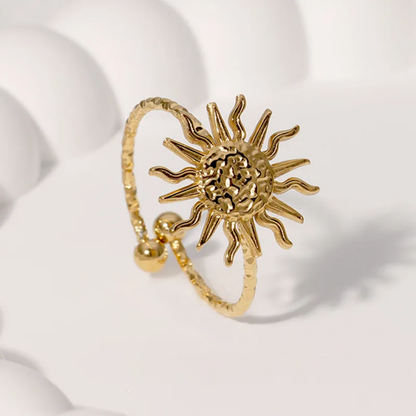 Golden sun ring