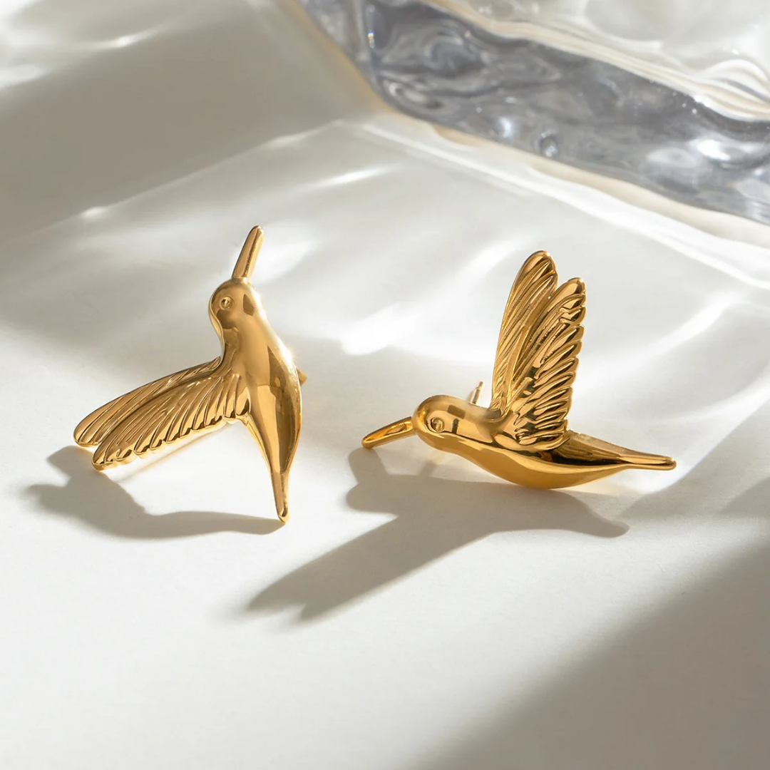 Cute bird earrings