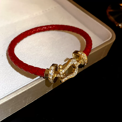 Bling knot barcelet