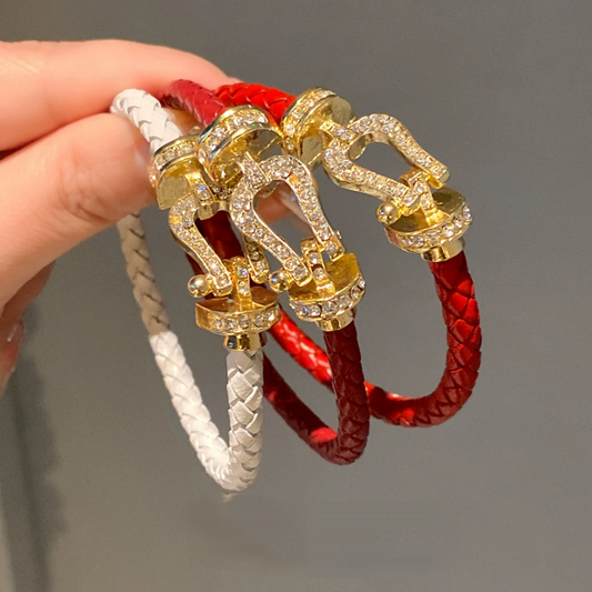 Bling knot barcelet